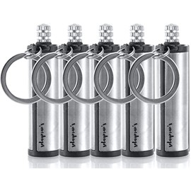 Permanent Match, Forever Lighter, Forever Match, Emergency Camp Fire Starter kit, Permanent Lighter, Metal Keychain, Waterproof Lighter, Metal Match Box, Unlimited Waterproof Stick, Striker Set