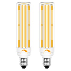 TZHILAN E11 Led Bulb Dimmable, COB Light Bulbs 100 Watt Soft White 2700K 1100LM for Chandeliers,Candelabra,Ceiling Fan,Cabinet Lighting AC120V,2 Pack