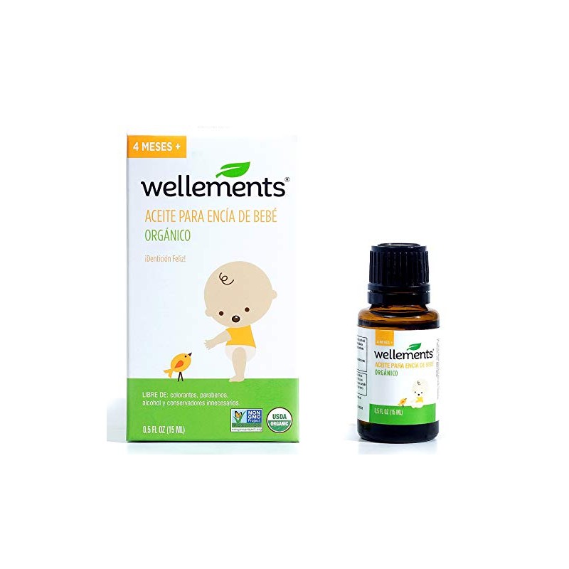 Wellements Aceite Para Encía de Bebé Orgánico/Baby Tooth Oil/Dentición 15