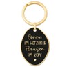 Graphic Workshop Key Ring Sun in the Heart, gold