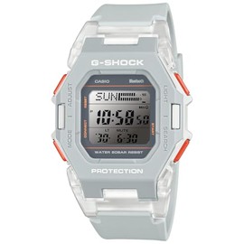 Casio G-Shock Wristwatch, Equipped with Bluetooth, Step Counting Function, Limited Color: Gray