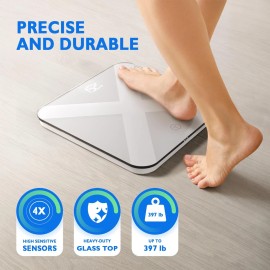 T Electronics Digital Scale for Body Weight with Accurate Measurement, Heavy-Dut