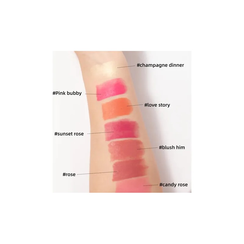 Rubor Barra Heci Beauty 3en1 Hydrate Vegan Vit C Amorosa