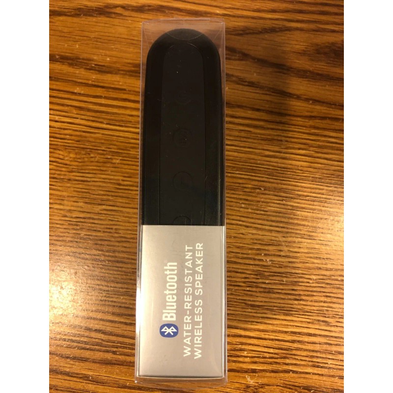 Bluetooth Wireless Bluetooth Mini Speaker Black Rugged Water Resistant Rechargeable