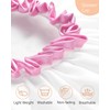 mikimini White Shower Cap Waterproof Reusable, Double Layers Bathing Hair