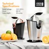 LEBENLANG Electric citrus juicer with high juice yield | Orange