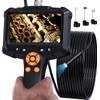 Daxiongmao Borescope, 4.3 Inch Endoscope Camera with Light, IP67 Waterproof