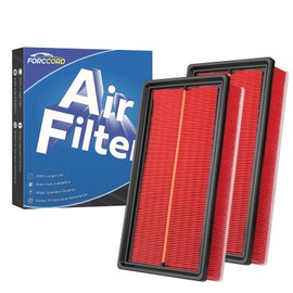 Forccord - Paquete de 2 filtros de aire para motor para Volkswagen Atlas 2023-18, Atlas Cross Sport 2023-20, Teramont 2022-19, filtro de aire Cross Sport 2022-21, accesorios de coche 3QF129620