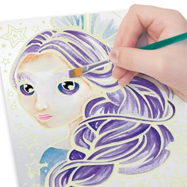 Nebulous Stars Kreativset im Dunkeln leuchtende Magische Aquarelle Nebulia zum Malen, ab 7 Jahre