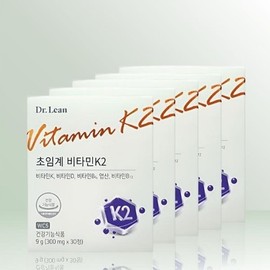 Dr.Lin Supercritical Vitamin K2 300mg x 30 tablets x 5 / iuy basic / 닥터린 초임계 비타민K2 300mg x 30정 x 5개 / iuy 기본