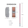 Shine Decor Middle Connector Wire Kit for Hardwired 24V Silicone
