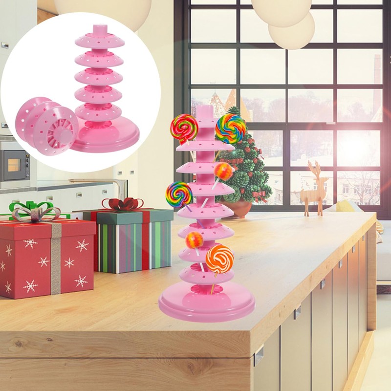 Ciieeo 1pc Soporte De Paletas De Dulce De 8 Niveles