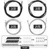 Universal Bowden Cable Set for Bicycle, 4 Bowden Cables (Gear