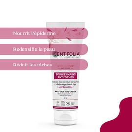CENTIFOLIA | Care of hands against stains | Hands protected from aggression | Reducing the colour of stains | Smooth skin and reduced stains | Made in France | Organic | Vegan | 50