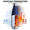Stainless Steel Drinking Bottle, 750 ml, BPA-Free, Insulated Flask, Double-Walled,