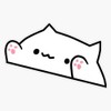 Magnet Bongo Cat Magnet Bumper Sticker Car Magnet Flexible Reuseable