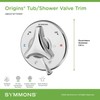 Symmons S9600TSPTRMRP Origins Tub/Shower Valve Trim (Valve Not Included),Polished Chrome,