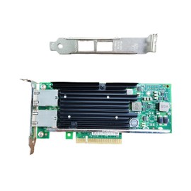 SVNXINGTII X540-T2 10Gb NIC Dual RJ45 Puertos PCI-Express Ethernet Adaptador de red convergente con chipset Intel X540 10G PCI Express LAN Adaptador compatible con Windows