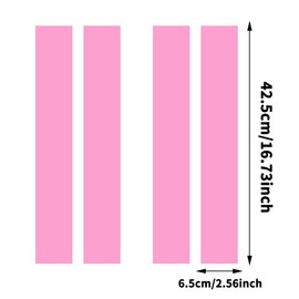 TOMALL 2 Pair Racing Sport Stripe Vinyl Decals for Car Fender Hood Bumper Trunk Auto Stripe Graphic Stickers Decorations for Pickup Vehicle SUV Truck Off-Road (Black)