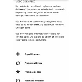 Silk Protein Tratamiento Cabello Muy Seco Salerm 21 50 Ml