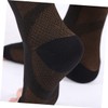 FOMIYES 3 Pairs Ankle Protector Socks Compression Plantar Relief Elastic
