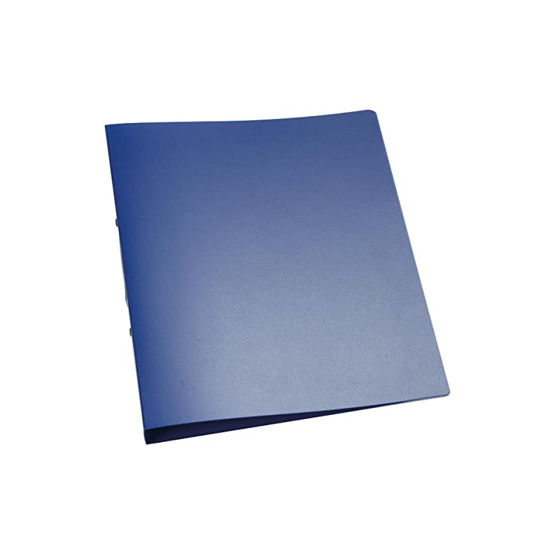 Q-Connect 2 Ring Binder Frosted A4 Blue (Frosted polypropylene covers