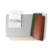 desk mat desk pad table office leather Double sided brown-black 2ea