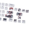 Keycaps PBT 5Sided Sublimation 71 Keys Keyboard Caps for Mechanical