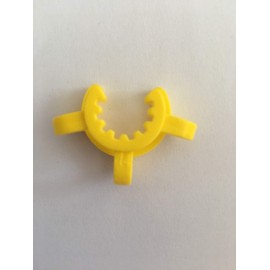 12 Pieces Keck Clips Ground Joints #14, Standard Taper POM for Joints 14/20 and 14/35 (yellow, #14)