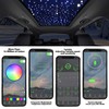 Meteor+Twinkle 2 in 1 Fiber Optic Light,APP Control Music Activated