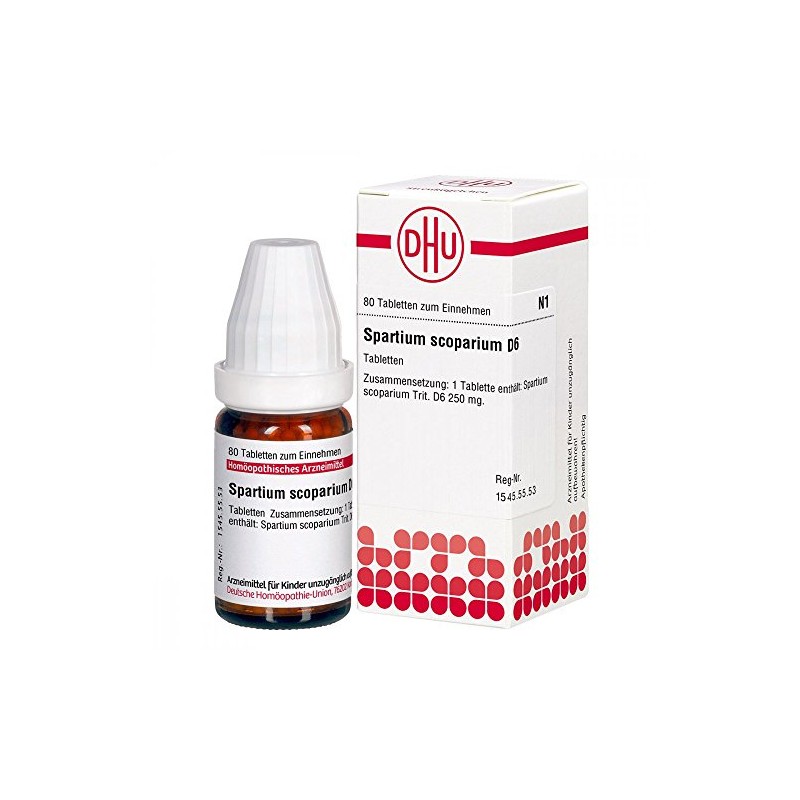 DHU Spartium Scoparium D 6 Tablets Pack of 80 Tablets