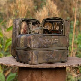 OMC HEIST Slam Dunk – Modular EVA Tackle Pouch System with 4 Removable Zip-Top Pouches – Splash Camo Compact Storage Bag – Fits Inside HEIST Compact Rucksack – 28x19x18cm