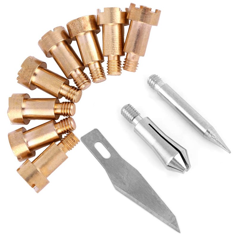 Stencil Soldering Pyrography,Craft Wood Burning Pen Tips(23Pcs),for Woodworking, Soldering, Metal