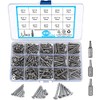 400 Pcs M3/M3.5/M4 Wood Screws, Torx Head Pan Head Self
