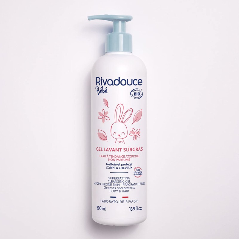 Rivadouce bébé Gel Lavant Surgrass Organic 500