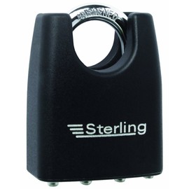 Sterling LPL142C 45mm Double Locking Laminated Padlock with Closed Shackle, Black