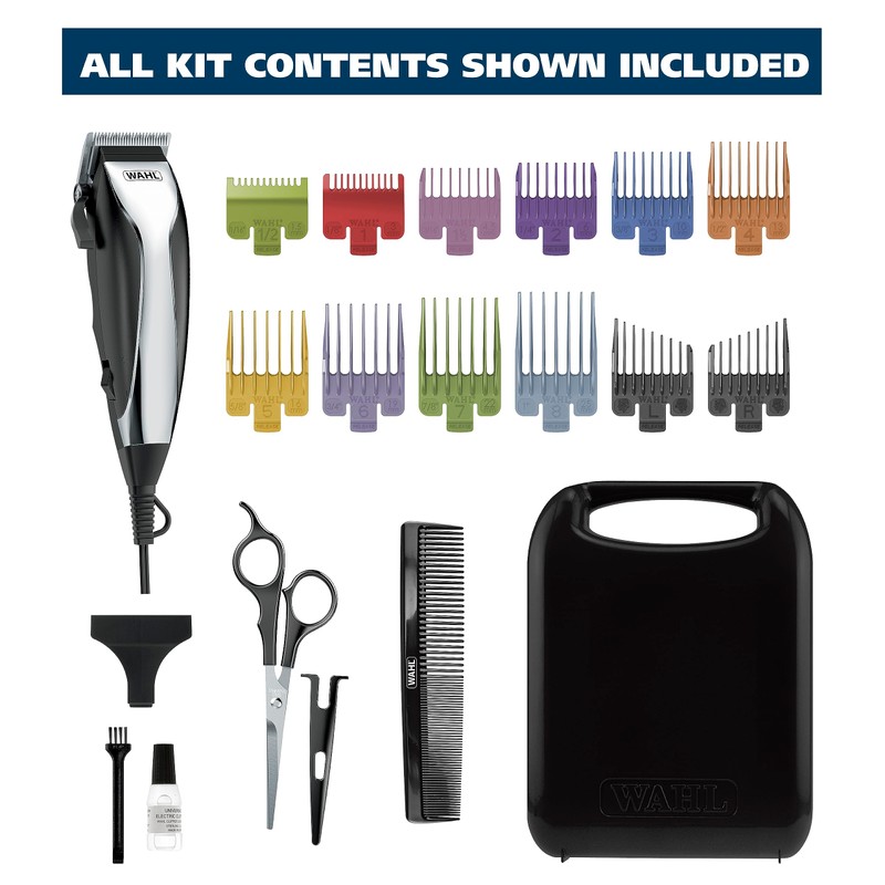 Wahl Home Haircutting Corded Clipper Kit with Adjustable Taper Lever,