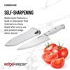 Farberware Edgekeeper Triple Riveted Chef Knife with Self-Sharpening Blade Cover,