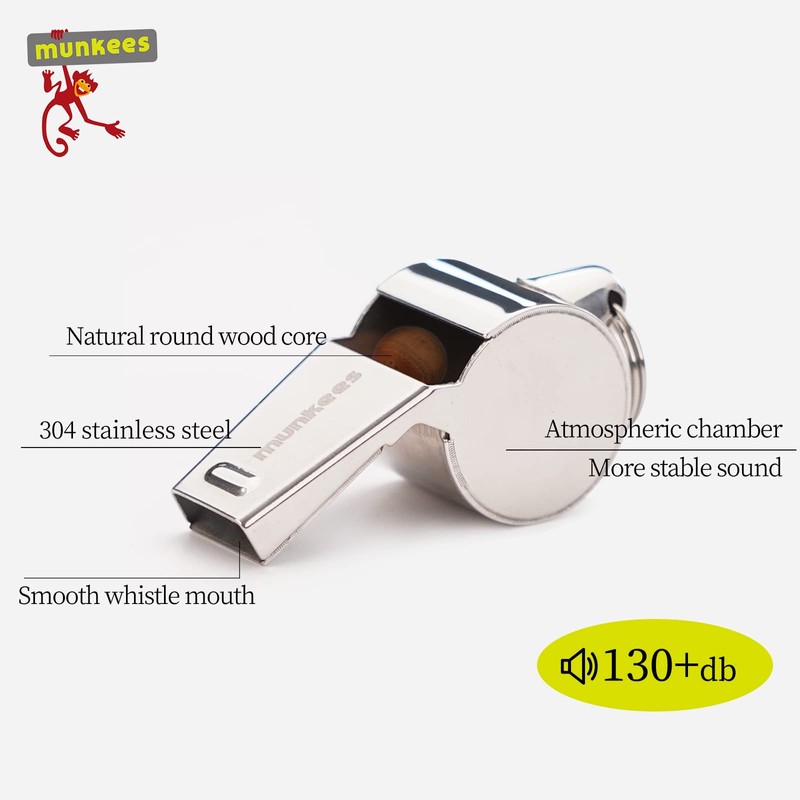 munkees Whistle, Mountain Climbing, Outdoor, Loud Whistle, Disaster Preparedness Goods,