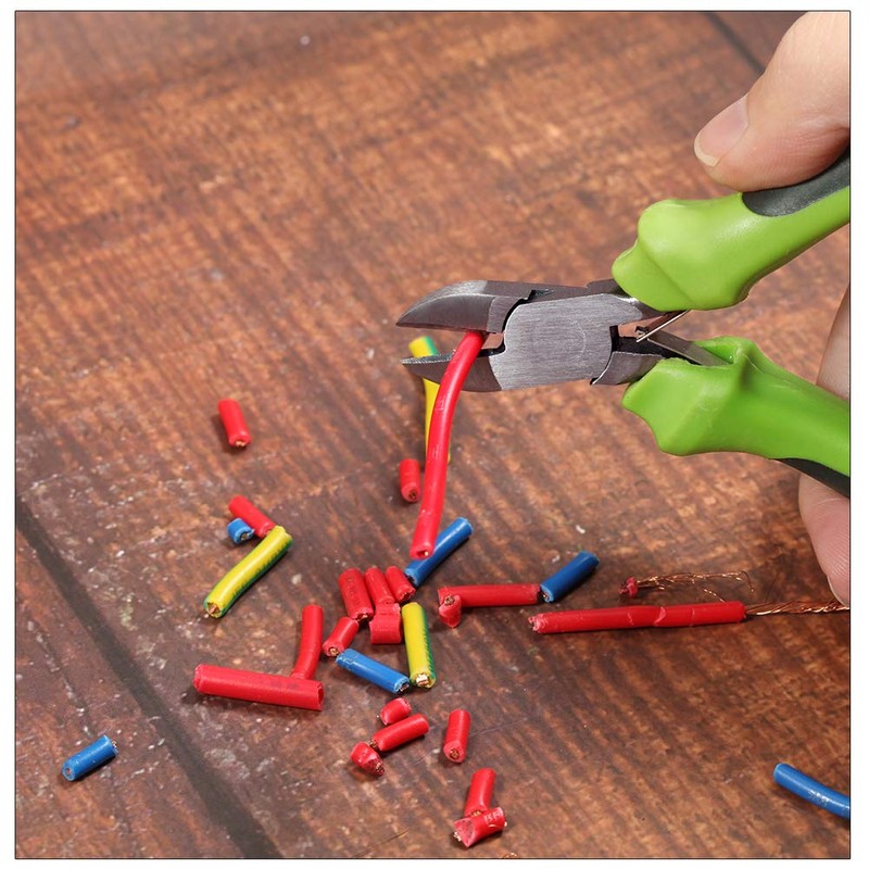 SPEEDWOX Mini Diagonal Cutting Pliers 4-1/2 Inches Small Wire Cutters