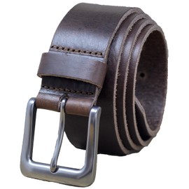 Ashford Ridge Italian Full Grain Leather 38mm Belt Made in England - Brown Medium