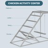 Chicken Coop, Chicken Perches with Swing, Chicken Roosting Bars, Chicken