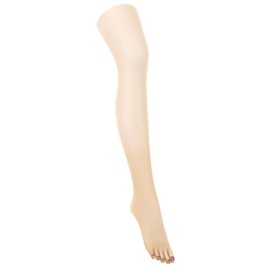 Atsugi FP16900 Women's Stockings, The Leg Bara Gel Nail Stockings, Lame Nail Style, beige/pink