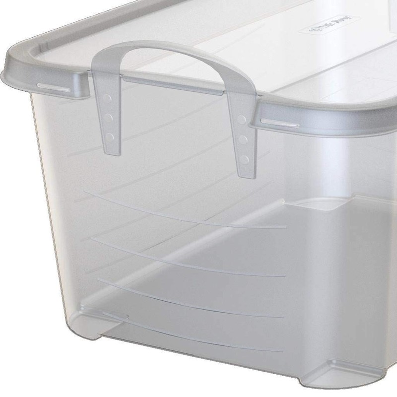 Life Story Clear Stackable Closet & Storage Box 55 Quart