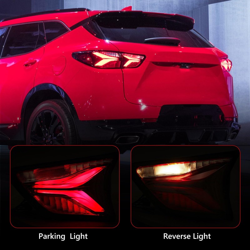 Huray Left LED Inner Tail Light Assembly Fit for Chevy
