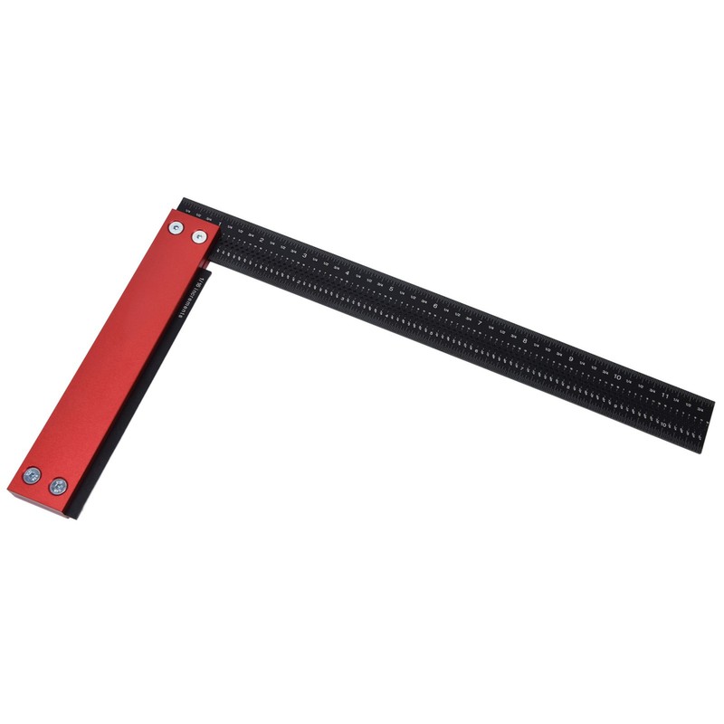 Woodworking Ruler 12in Accurate Carpenter Square L Shaped Right Angle