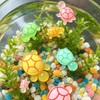 5sets 3.4inch Large Resin Turtle Family,Luminous Jumbo Animals Figures