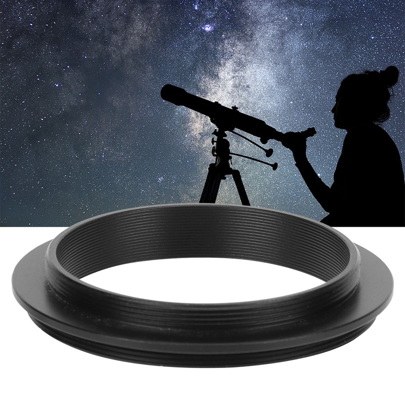 1PCS M48mm‑M54mm Adapter Ring Aluminium Alloy Black Astronomical Telescope Accessory
