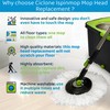 Ciclone Ispinmop Spin Mop Replacement Head - Spin Mop Refill