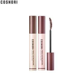 COSNORI Perfect Setting Waterproof Long & Curl Mascara 7ml, Color:02 Rozy Brown